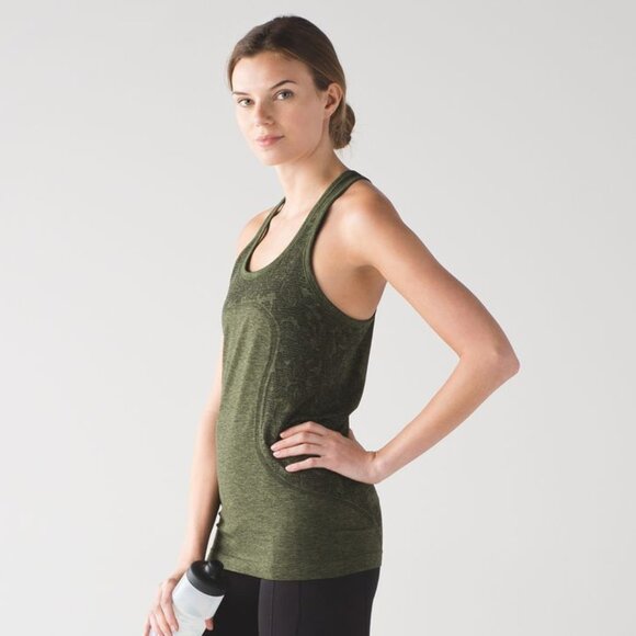 Lululemon Women's Swiftly Tech Racerback - Dark Green - Picture 1 of 6